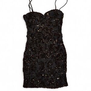 Windsor Black Sequin Dress